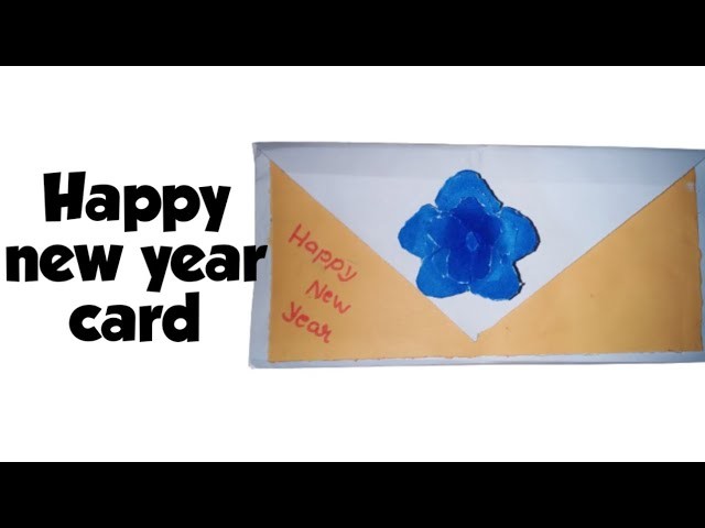 How to make card for new year.Friend wishing card.school project. #shorts #viral#trend #videos#craft