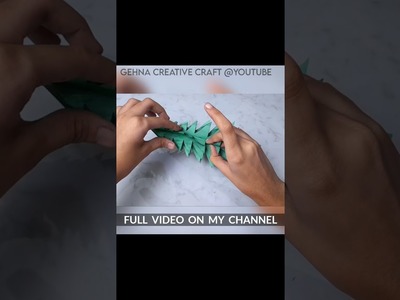 How To Make Christmas Tree | Christmas Special | Gehna Creative Craft #shorts