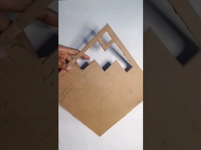 How To Make Letter Organizer With Key Holder | #Short | Waste Cardbord Craft | Doody Craft