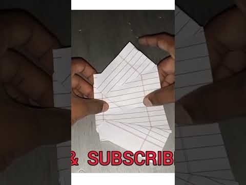 How to make paper bat (flapping), like butterfly, notebook paper flying bat, technokriart