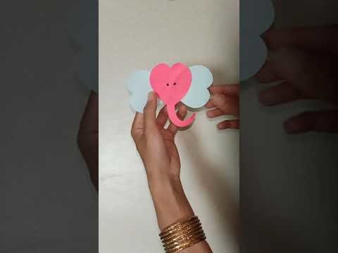How to make Paper Elephant. Paper Craft DIY. #Shorts