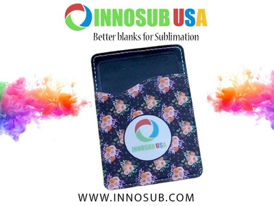 How to Sublimate Card Caddy - Leather Card Holder Case  - By INNOSUB USA