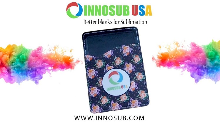 How to Sublimate Card Caddy - Leather Card Holder Case  - By INNOSUB USA