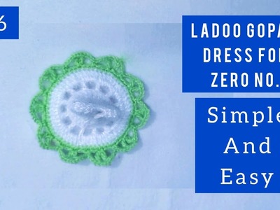 Ladoo Gopal Dress For Zero No. Size || Simple and easy #shriharicrochetknitting