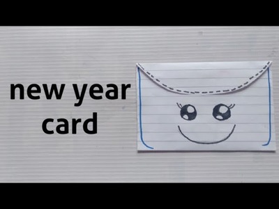 {Last minute} new year card making idea 2022 • diy new year card #shorts #ytshorts