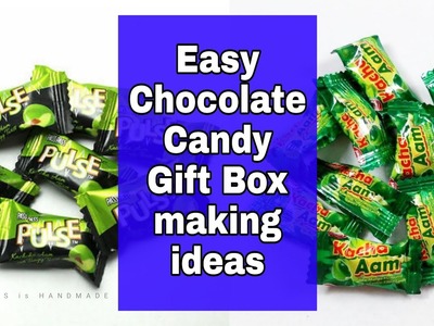 Low Cost Chocolate. Candy Wrapping Ideas | New Year Crafts | Chocolate Gift Box Ideas