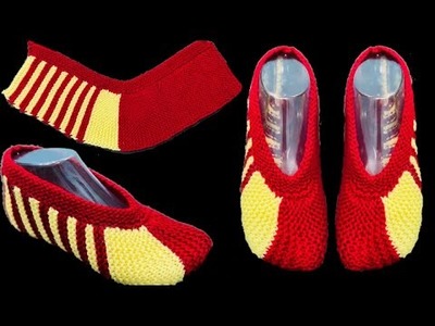 New Knitting Pattern For Ladies Socks.Shoes.Jutti.Jurab.Ladies Booties # 186