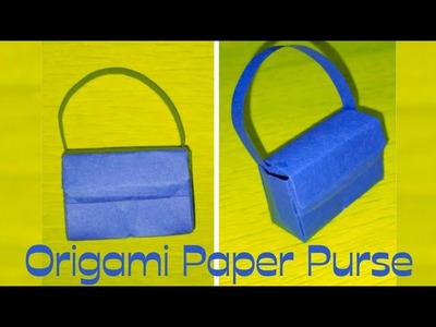Origami Paper Purse | Mini Paper bag | Origami Paper wallet | Easy mini purse Crafts | Easy origami