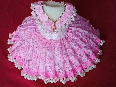 Pearl dress for laddu gopal | pink dress size 7-8
