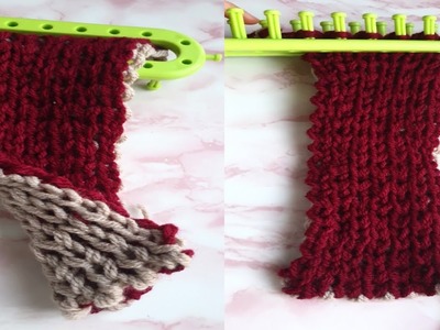Scarf loom knitting #shorts