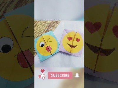 #Shorts DIY Emoji Magic Card. Emoji Face Changing Card #emojifacechangingcard #emojimagiccard #DIY
