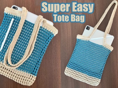 Super EASY & Beginner Friendly Crochet Tote Bag
