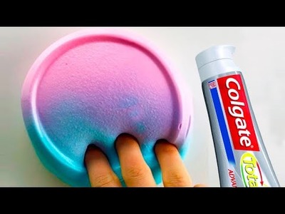 TESTING NO GLUE TOOTHPASTE and SUGAR SLIME???????????? How to make Slime with Toothpaste and sugar [ASMR]