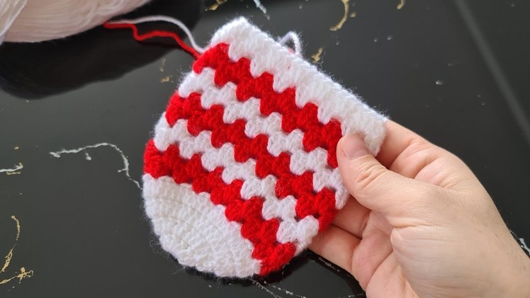 Varmısınız 1 Saatte 1 Patik Yapalım✅ Kolay Çeyiz Patik Modeli Yapımı‼️ Easy crochet slipper socks