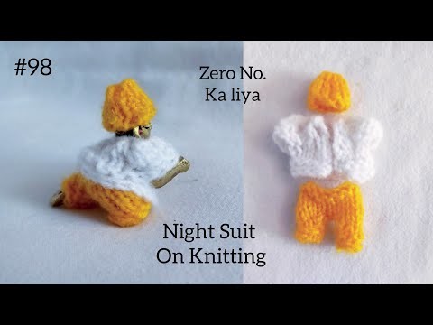 Very Easy and Simple Ladoo Gopal Night Suit on Knitting || For Zero No.#shriharicrochetknitting