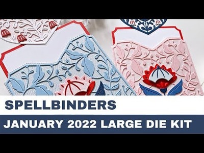 #106 Spellbinders January 2022 Large Die Kit - Card Inspirations