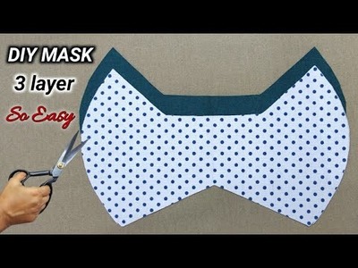 3 Layer and Breathable Mask✅✅ | Face Mask Sewing Tutorial | How to make Face Mask at Home | DIY Mask