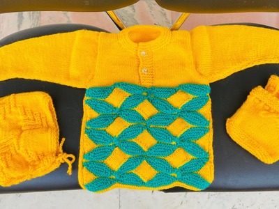 Baby set | an idea to knit baby set | (6-18 months)baby sweater set