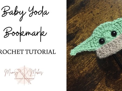 Baby Yoda bookmark | Crochet tutorial