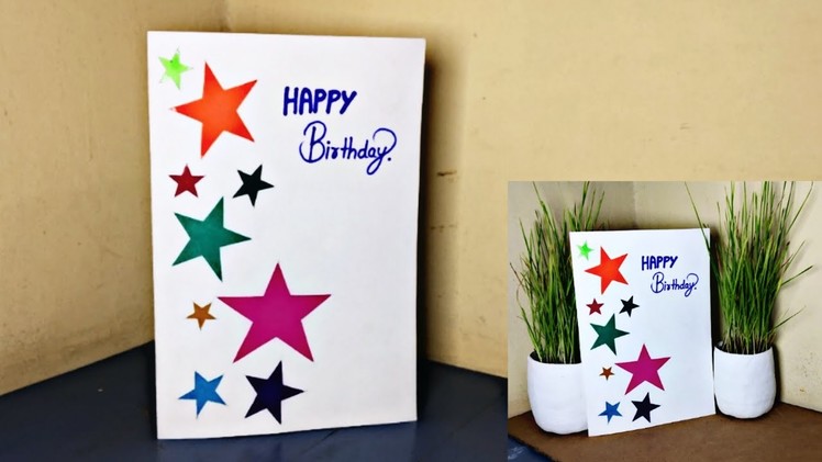 Beautiful Birthday Card Making idea | Birthday Card | PM Crafts | DIY birthday card idea