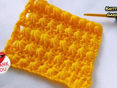 CROCHET BABY BLANKET. Süper Easy Knitting Pattern. I'm Learning To Knit