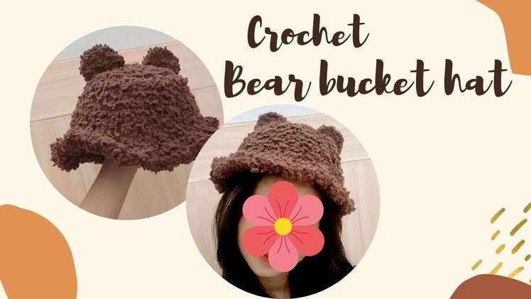 Crochet bucket hat || tutorial merajut bucket hat
