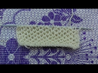 Cum se tricotează modelul fagure pas cu pas  | How to knit the honeycomb stitch for beginners