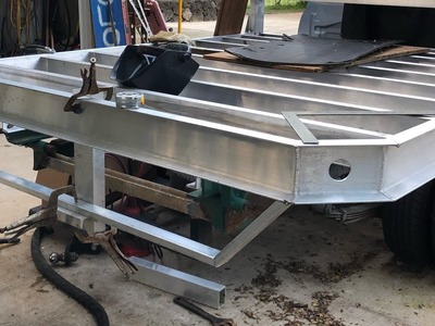 DIY Aluminum Flatbed Dump-Bed  Build 2021- Part Lost Count -  Wire Chases