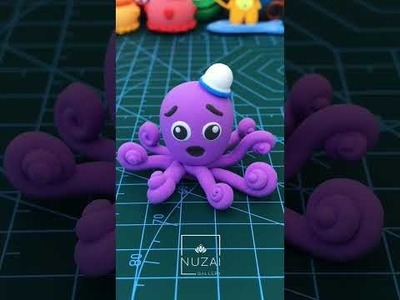 DIY Crafts Cute Octopus.DIY Clay Crafts.DIY Miniatures.DIY Handcrafts.DIY Handmade