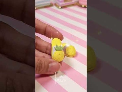 DIY Crafts Cute Pineapple Slippers.DIY Clay Crafts.DIY Miniature Clay Crafts.DIY Hand Crafts