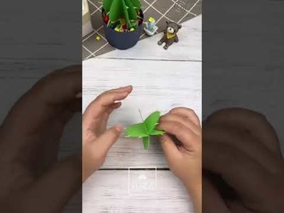 DIY Crafts Prickly Cactus ball.DIY Paper Crafts.DIY Miniatures Paper Crafts.DIY Handmade