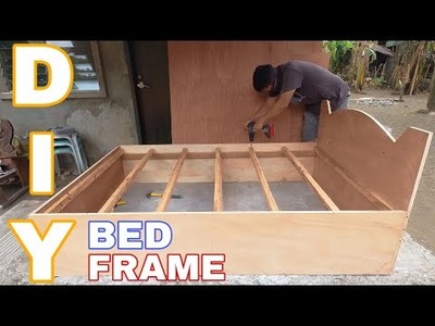 DIY Marine Plywood Bed Frame.Paano Gumawa ng Bed Frame.Step by Step