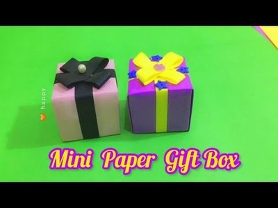 Diy Mini Paper Gift Box | Easy Origami Gift Box Diy | Gift Ideas | Paper Crafts Ideas