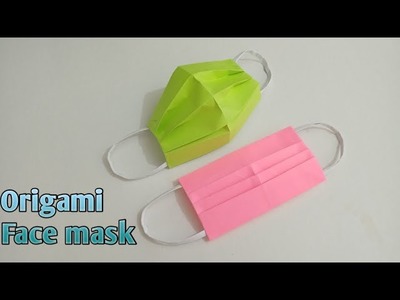 DIY Origami Face Mask | How to make a paper face mask