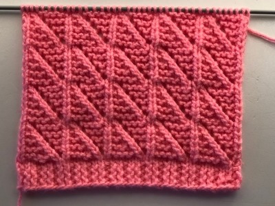 Easy Beautiful Knitting Stitch Pattern For Sweaters And Cardigans