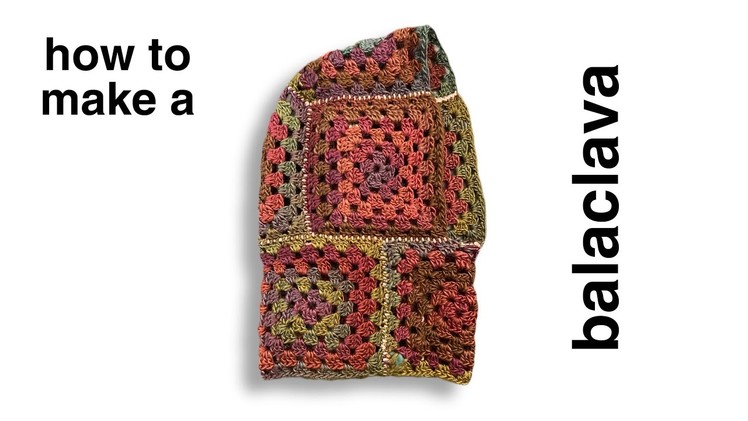 Easy crochet balaclava tutorial !!