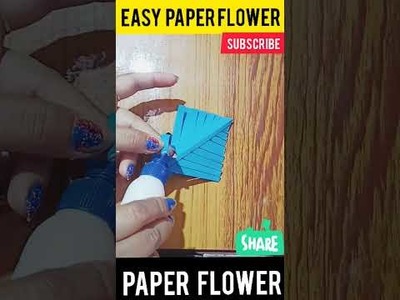 Easy paper Flower ????.color paper craft flower ????.#youtubeshorts #shortsvideo #shorstindia #shorts