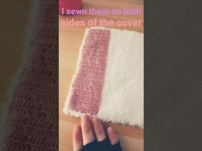 How I crocheted my Candy Book Cover