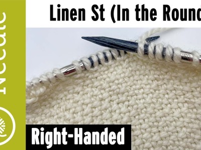 How to Knit Linen Stitch In the Round