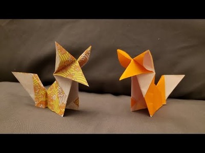 How to make a Fox - Origami Tutorial!