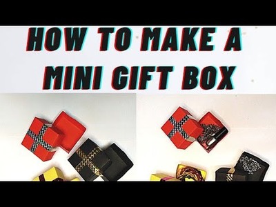 How to make a mini gift box | DIY | Christmas gift | Gift box | Handmade box | Shorts |