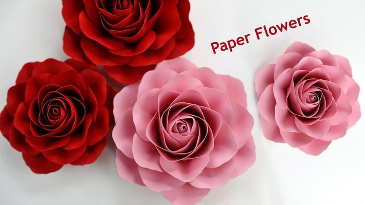 How to Make Flower with Paper | Homemade Paper Flower | Paper Craft Flowers
