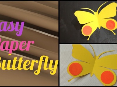 How To make paper Butterfly. Easy paper Butterfly. paper craft