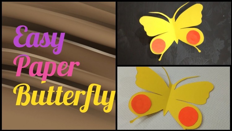 How To make paper Butterfly. Easy paper Butterfly. paper craft