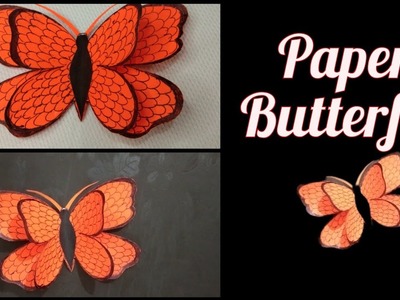 How to make paper Butterfly Origami. Beautiful paper Butterfly. paper craft idea