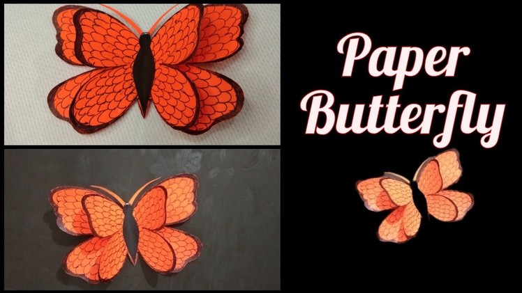 How to make paper Butterfly Origami. Beautiful paper Butterfly. paper craft idea