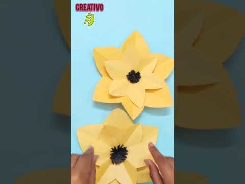 How to make Paper Flowers | Flower Making | DIY Paper Flower