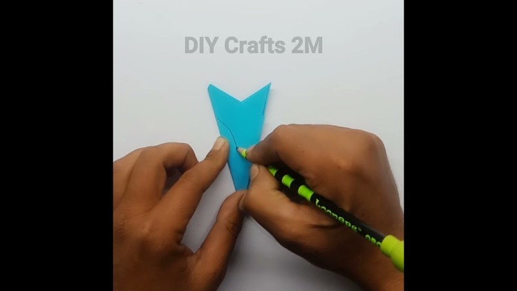 How To Make Paper Things | Easy Paper Craft | Paper Cutting Flower | Paper Snowflake #shorts