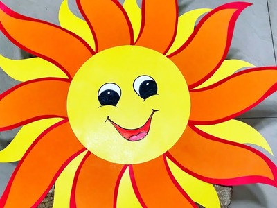 How to make The Sun from Chart Paper | DIY Paper Craft