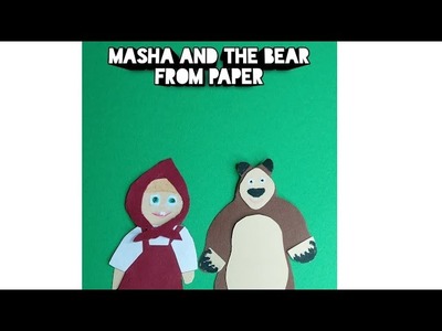 Masha and the bear paper craft.shorts(LWK)